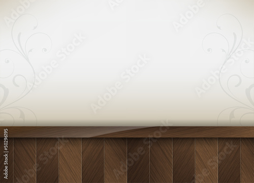 Vector: Business background with wood insertion Business background with wood insertion