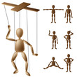 Marionette puppet set