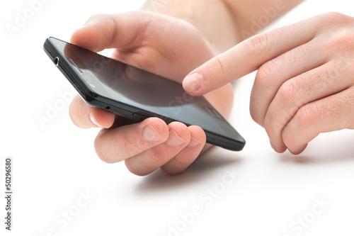 Photo: Hände mit Smartphone Hände mit Smartphone