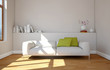 modernes Sofa weiss