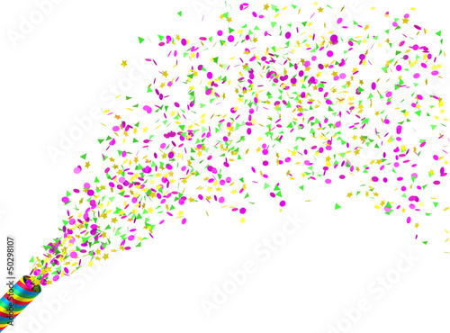Illustration: Canon à Confettis Canon à Confettis