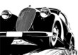 antiker Oldtimer, altes Auto, vintage classic car