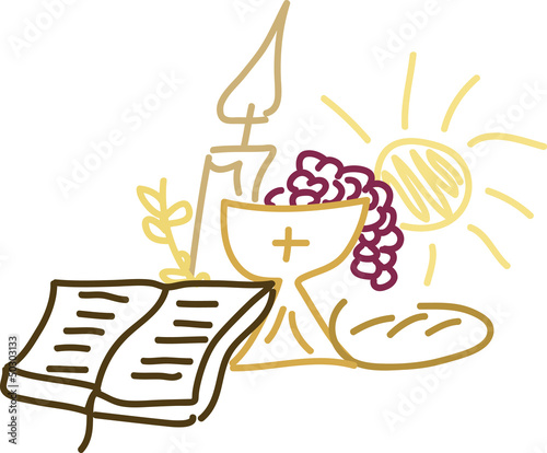 Illustration: celebrazione eucaristica celebrazione eucaristica