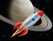 Rpcket in space