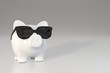 Piggy bank - sunglasses