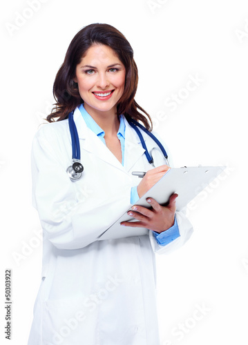 Photo: Doctor woman. Doctor woman.