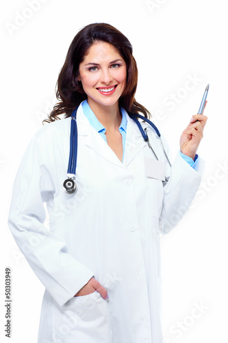 Photo: Doctor woman. Doctor woman.