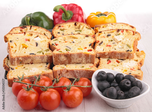 Photo: vegetable bread vegetable bread