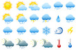 Color weather icons