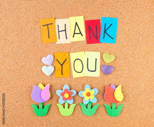 Photo: Thank you, conceptual word Thank you, conceptual word