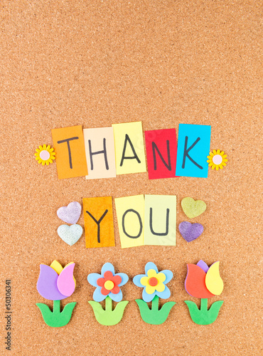 Photo: Thank you, conceptual word Thank you, conceptual word