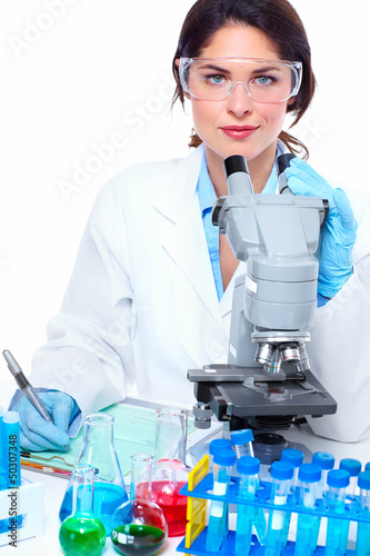 Photo: Laboratory research. Laboratory research.