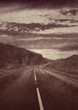 old sepia road photo