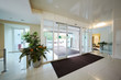 Entrance to administrative building equipped with automatic door