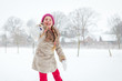 girl loves wintertime