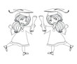 girl smiling celebrating graduation day holding diploma in her h