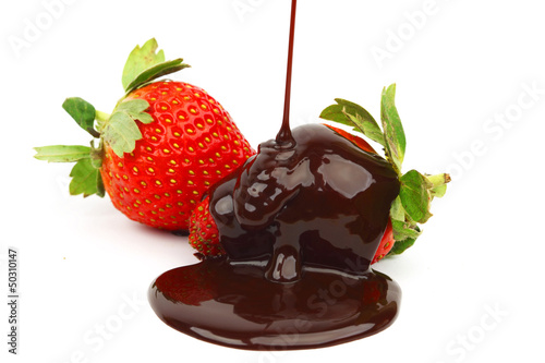 Photo: strawberry in chocolate strawberry in chocolate