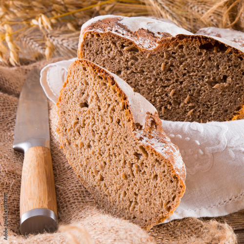 Photo: Freshly baked traditional bread Freshly baked traditional bread