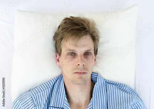 Photo: Can't sleep of problems Can't sleep of problems