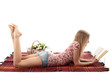 ragazza a primavera