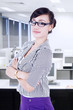 Confident businesswoman in office