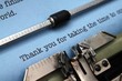 Thank you