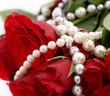 Rosen mit Perlen