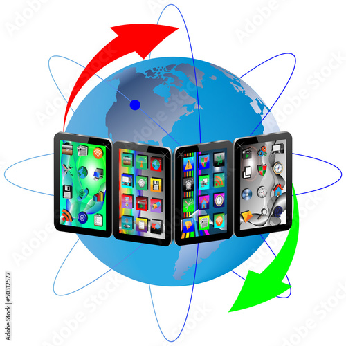 Illustration: Tablets and Earth Tablets and Earth