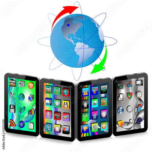 Illustration: Tablets and Earth Tablets and Earth