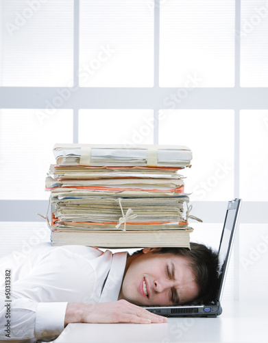 Photo: Business stress Business stress