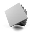 Illustration: White 3d rectangle White 3d rectangle