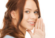 woman whispering gossip