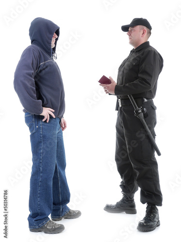 Photo: ID checking ID checking