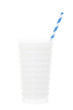 Glass of Milk with Clipping Path