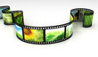 Illustration: Filmstrip with images Filmstrip with images
