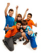Five exited kids