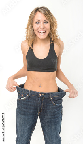 Photo: Happy woman after weight loss Happy woman after weight loss