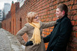 man and woman