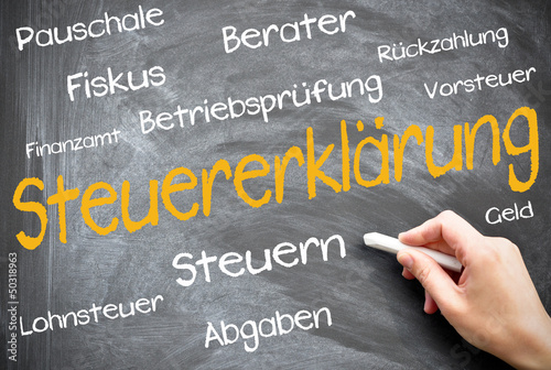 Photo: Steuererklärung Steuererklärung