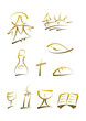 Symbol-Set: Religion / Christentum / Kirche