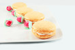 Macaroon cookies with saffron, homemade