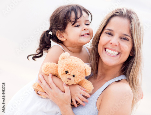 Photo: Mother and daughter portrait Mother and daughter portrait