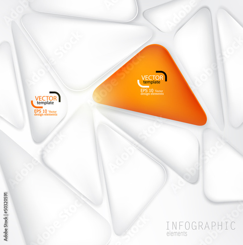 Vector: Abstract background with white speech bubble. Vector template Abstract background with white speech bubble. Vector template