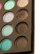 eye shadows palette close-up