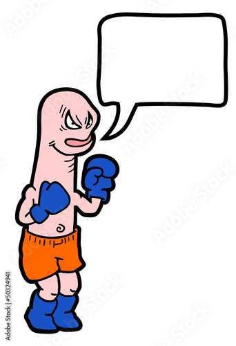 Vector: Boxing puppet Boxing puppet
