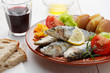 dish of portuguese sardines