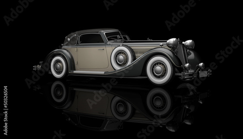 Illustration: klassisches deutsches auto klassisches deutsches auto