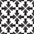 Black and white geometric seamless pattern