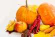 beautiful autumn harvest and leaves