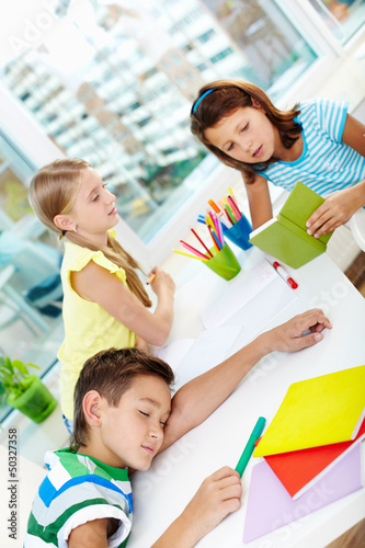 Photo: Break between lessons Break between lessons
